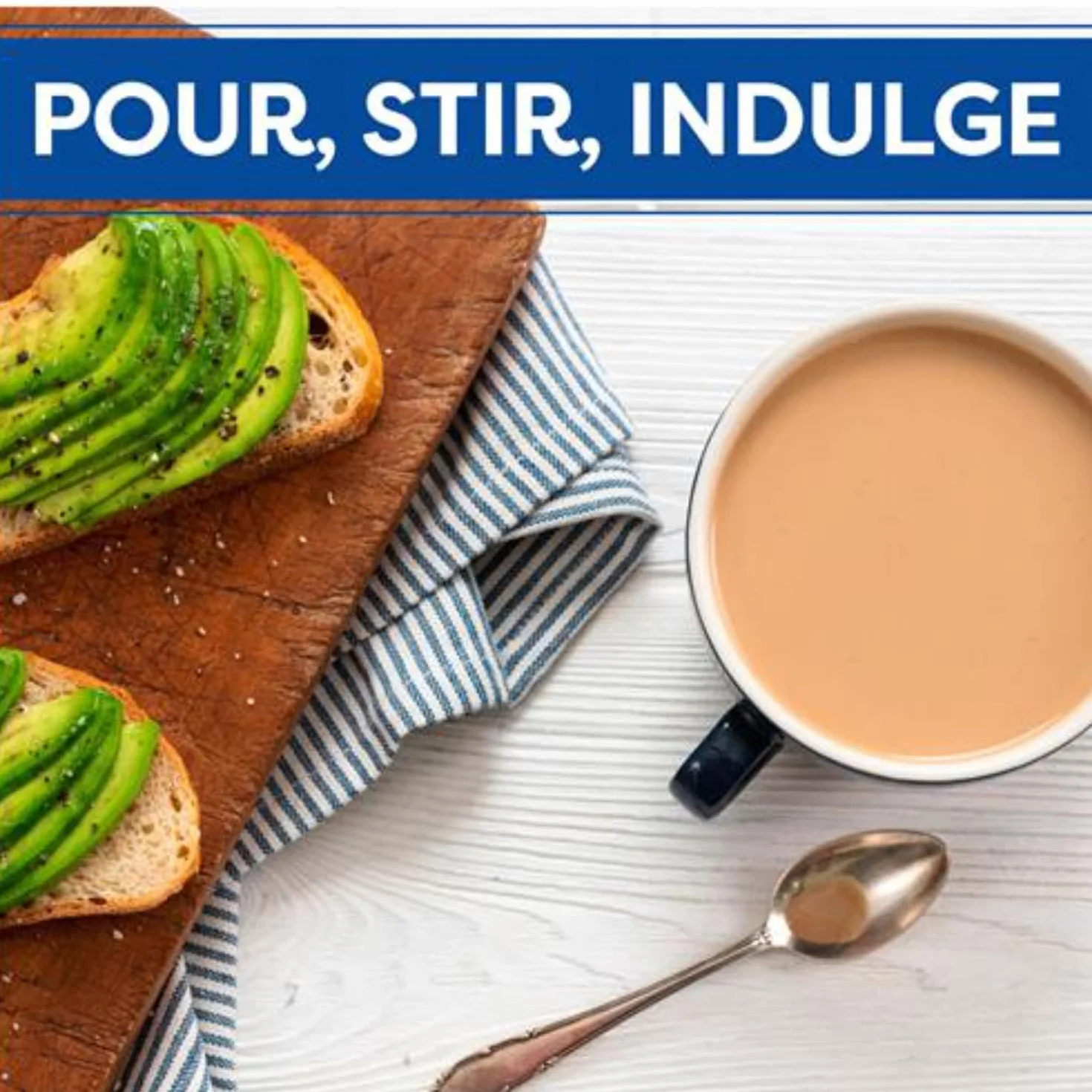 Nestle Coffee mate Liquid Coffee Creamer Singles, French Vanilla, scatola da 50 ct (confezione da 2) con paletta World Food Shop