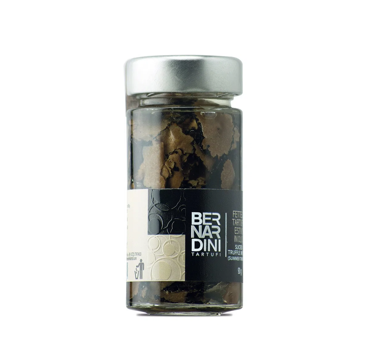 Fette di tartufo estivo (Tuber aestivum Vitt.) in olio 90gr - Bernardini Tartufi
