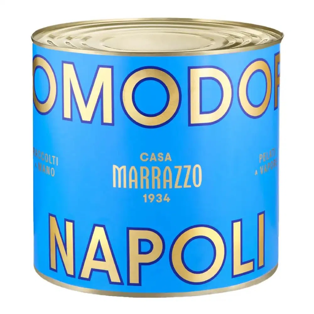 Confezione Per Casa Marrazzo Pomodoro Pelato Napoli in Latta, 2560 gr, 1934