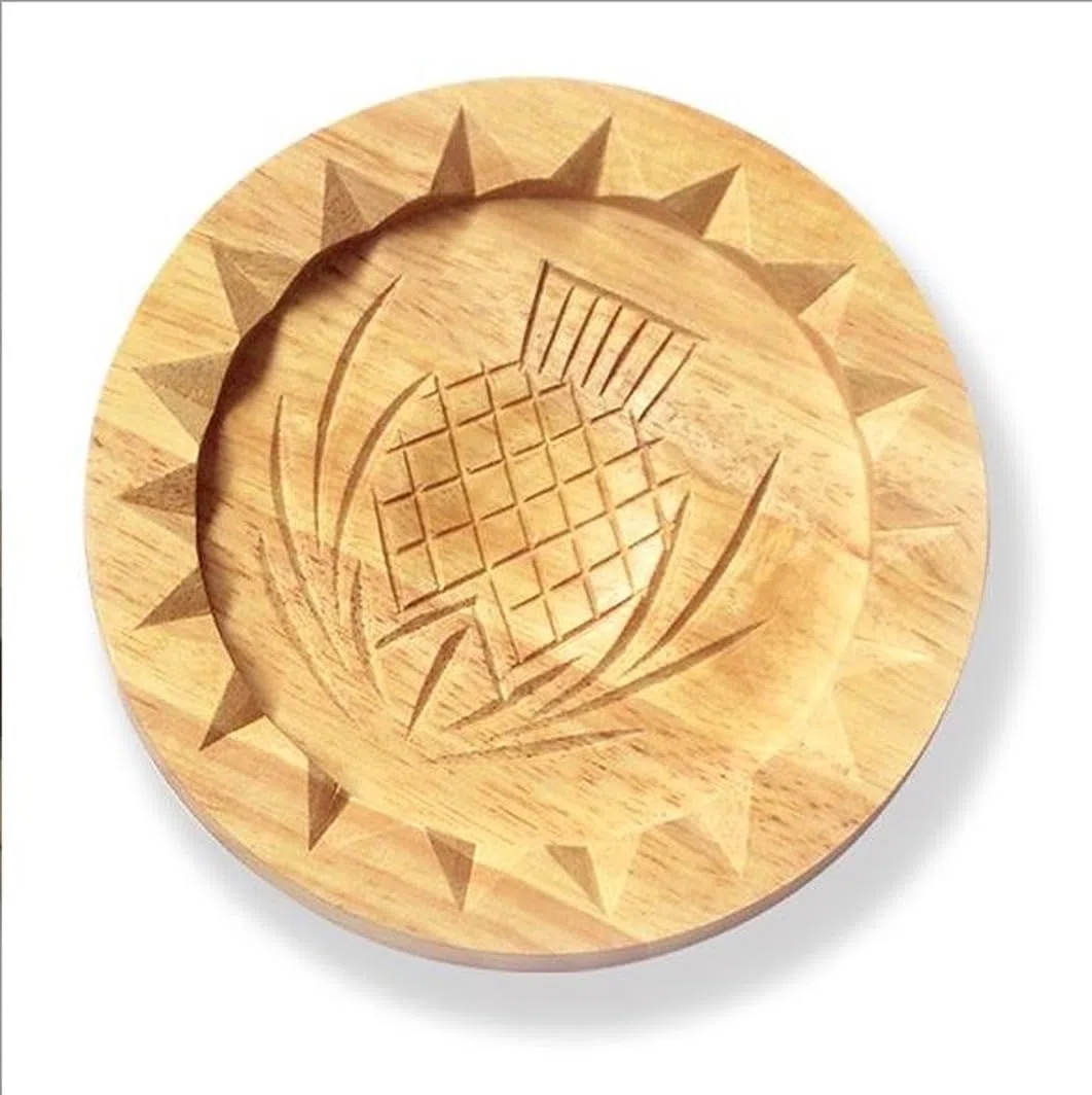 Stampo per pasta frolla in legno con stampa di cardo delle Highland mucca da cucina, articolo regalo di inaugurazione della casa, 12,7 cm x 5 e 17,8 cm x 7 (cardo 17,8 cm x 7), medio