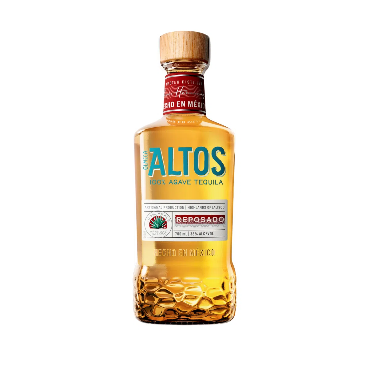 Altos Reposado Tequila 100% Agave Blu, 8 Mesi in Botti ex-Bourbon, vol 38%, 70 CL