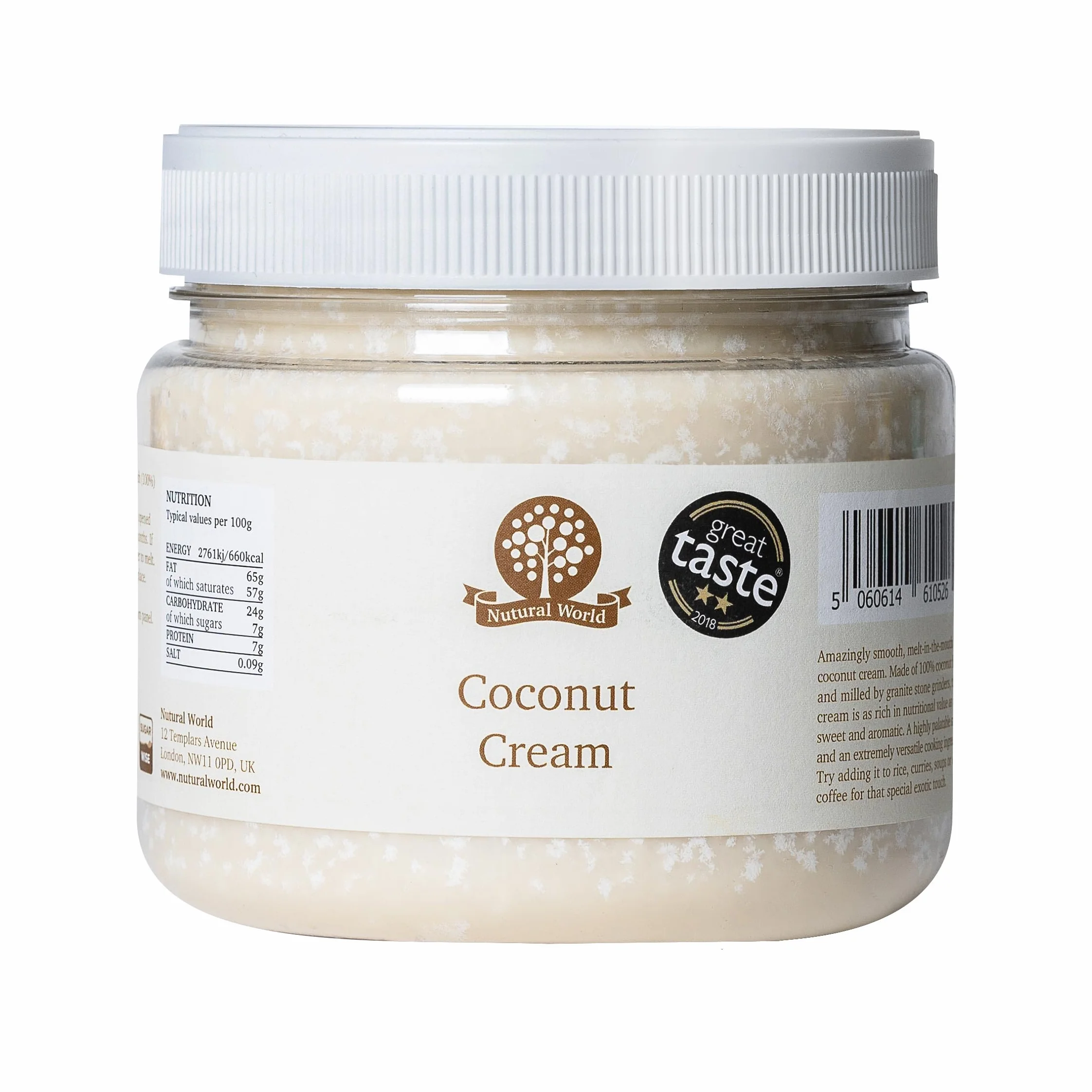 Nutural World - Spalmabile di Cocco (1kg) Vincitrice del Premio Grande Gusto