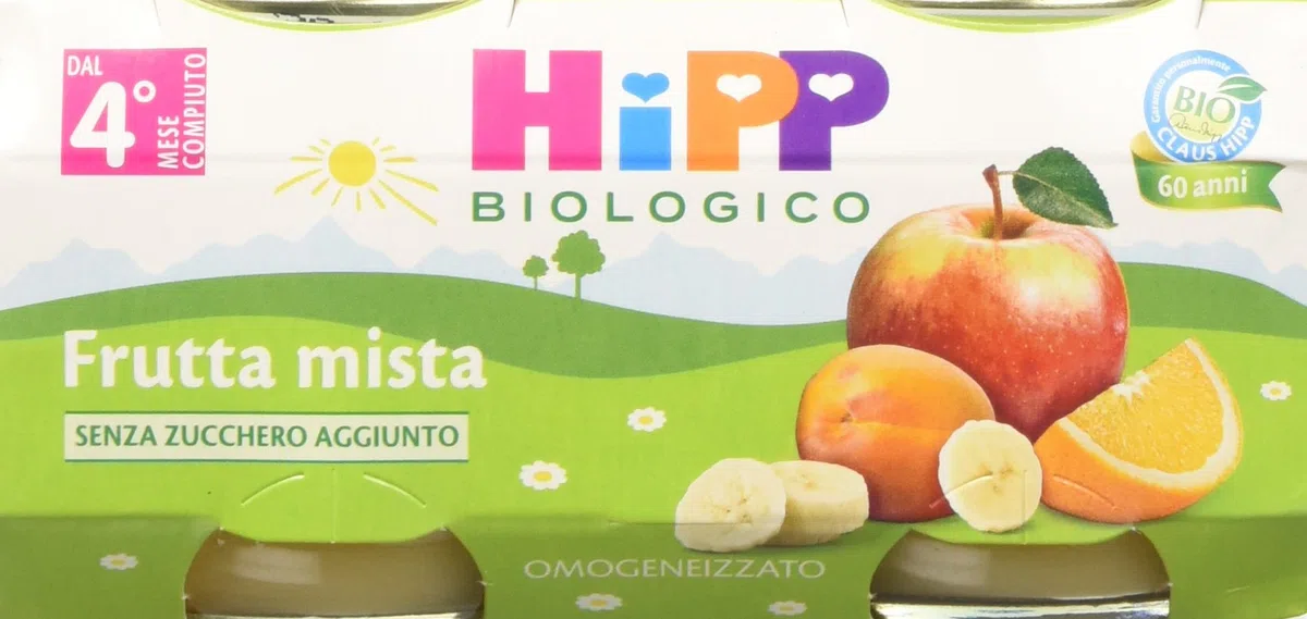 Hipp Omo Frutta Mista - Confezione 2 x 80 g
