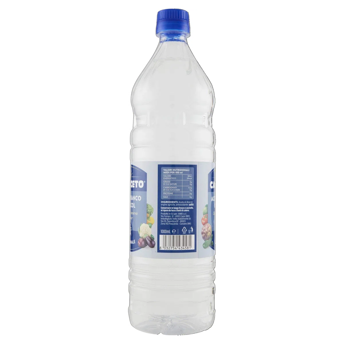 De Nigris 1889 Casaceto, Aceto Bianco di Alcol, 12 Confezione da 1075 Grammi