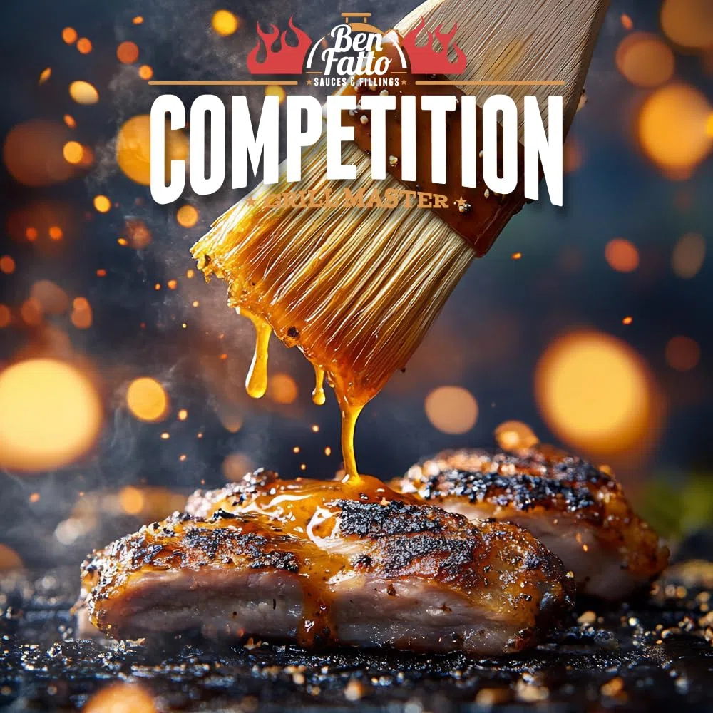 GLAZE & SAUCE MAPLE BOURBON Competition Benfatto Glassa per BBQ con sciroppo d’acero e whisky bourbon