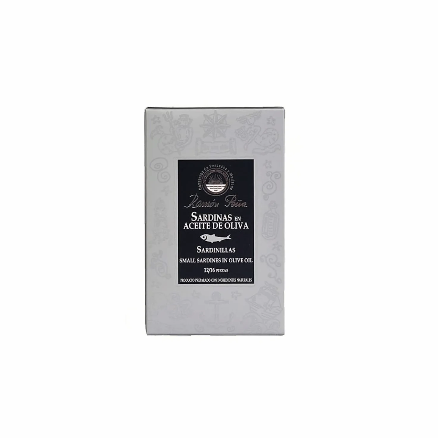 Conserve di Pesce e Frutti di Mare | Ramòn Peña® Piccole Sardine in Olio di Oliva | Conserve Ittiche Artigianali - 3 Lattine x 115 Gr (Sgocciolato 3 x 85 Gr) | Sardine Sott'Olio