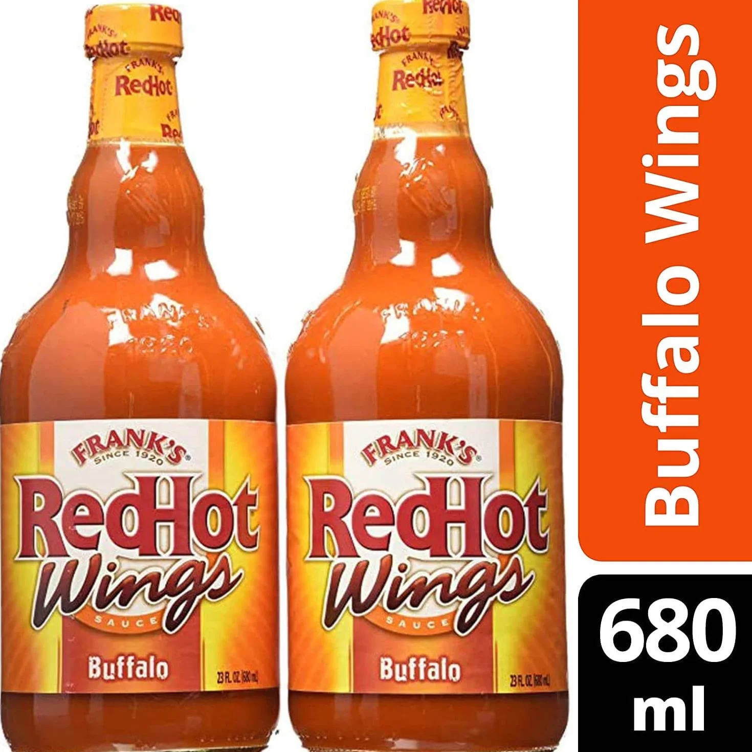 Frank's Redhot Buffalo Wing Sauce 680 ml (Pack of 2)