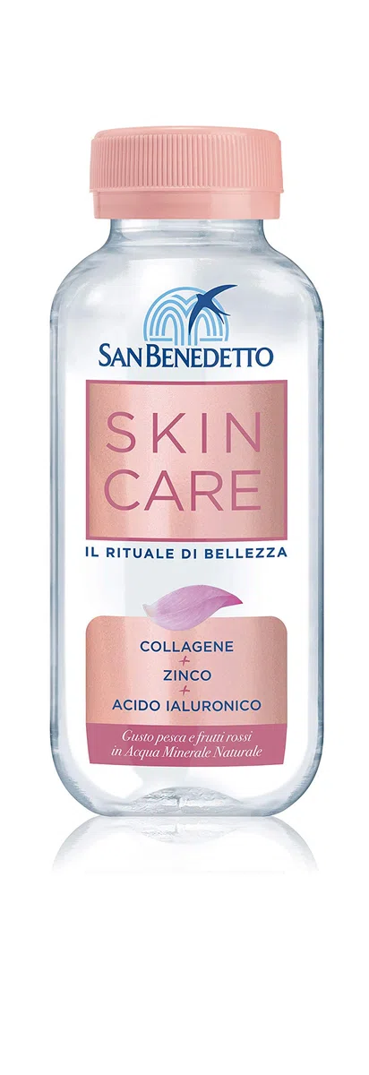 San Benedetto Skin Care, in Acqua Minerale con Collagene, Zinco e Acido Ialuronico, 24x220ml