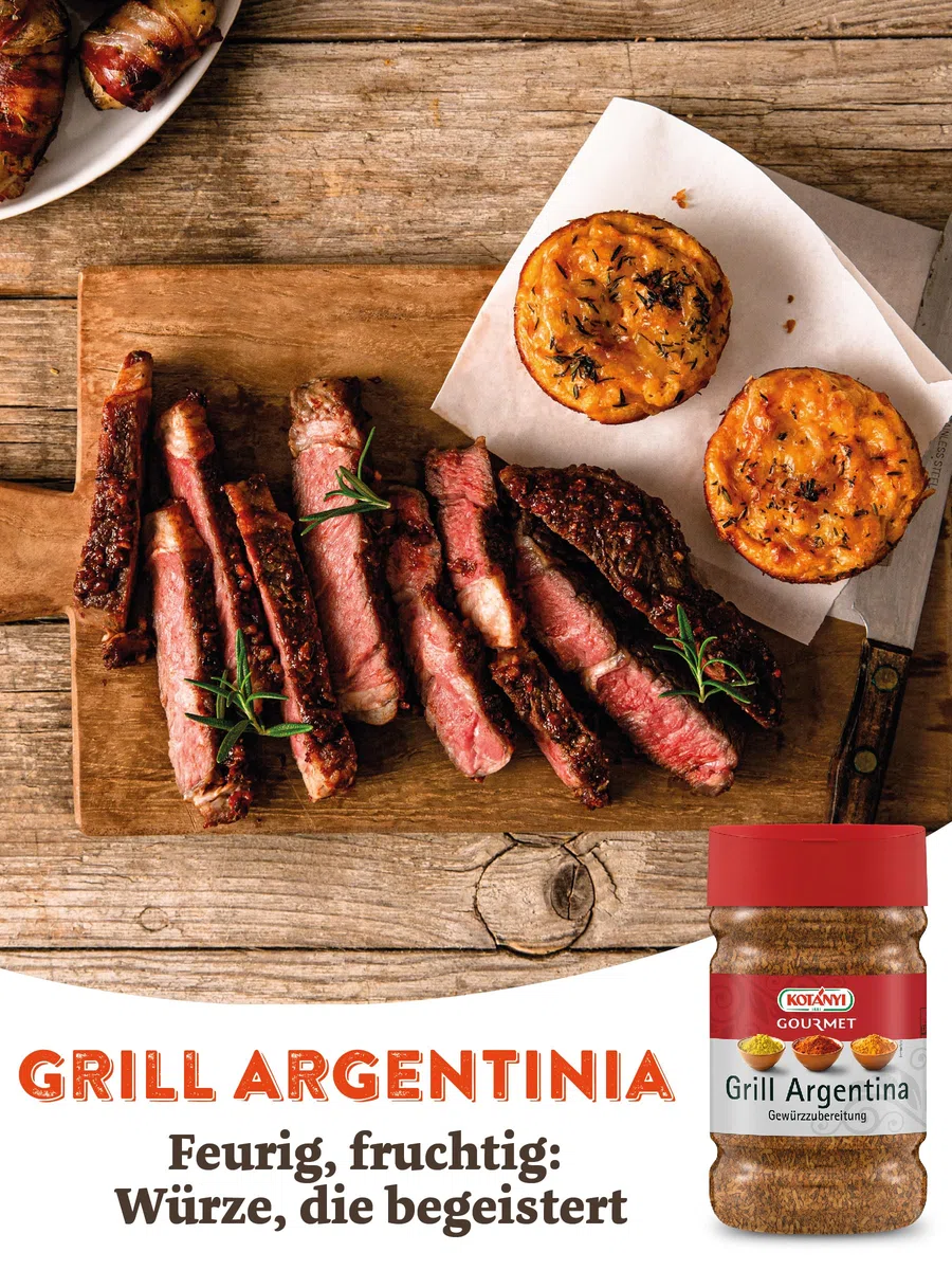 Kotanyi Grill Argentina Spezie per grandi consumatori e gastronomia, 1200 ccm, circa 900 g