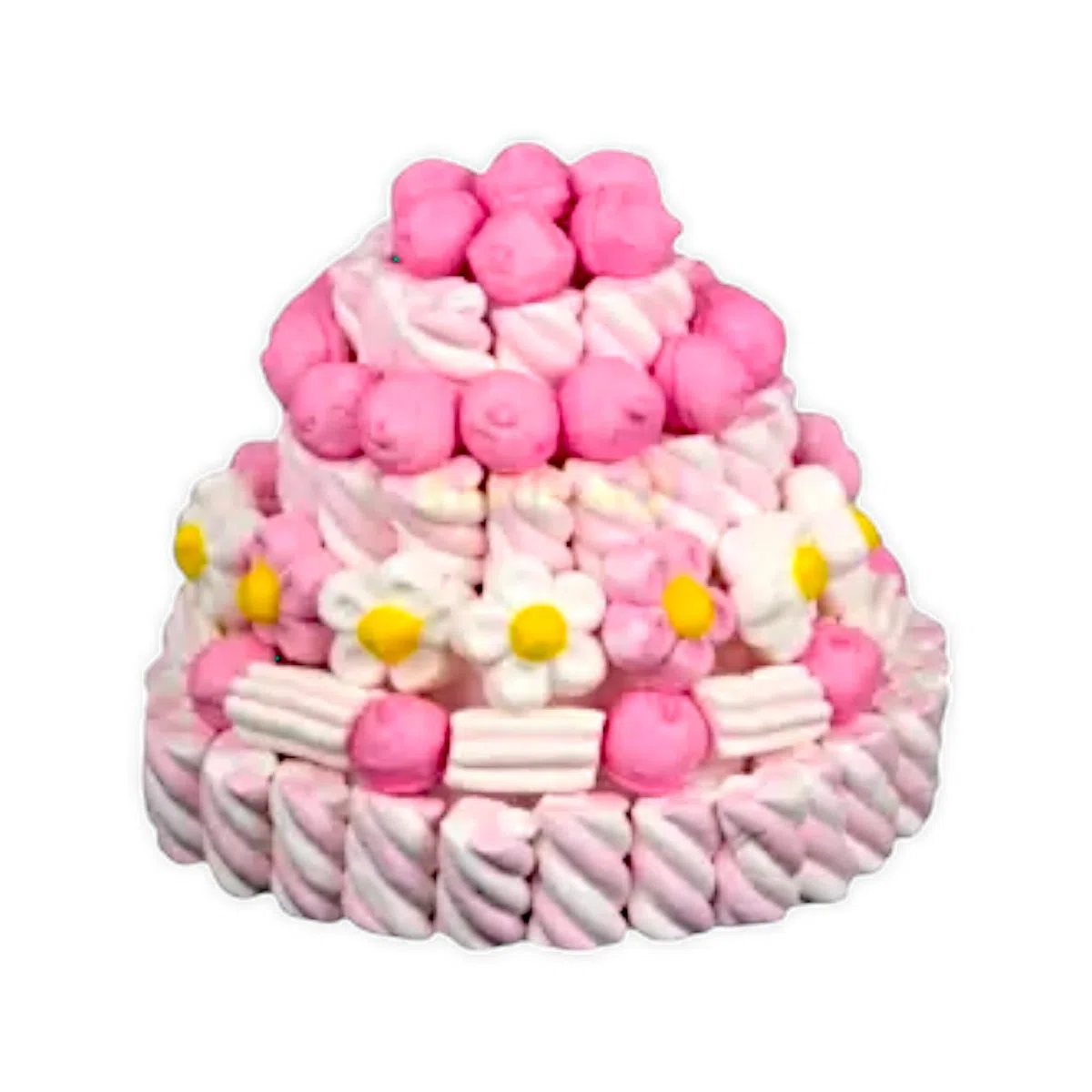 SEFARO Torta di Marshmallow Rosa da 580grammi Circa.
