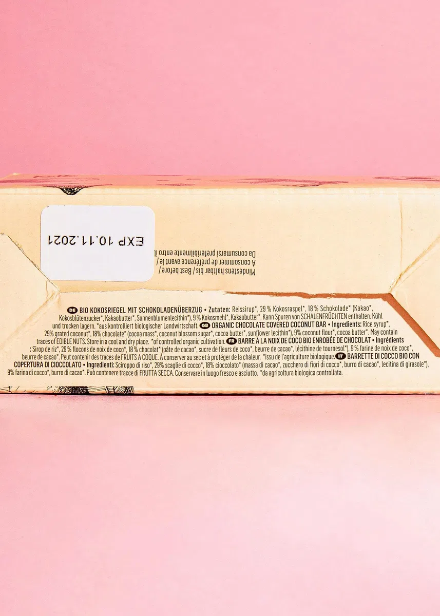 KoRo - Barrette al cocco e cioccolato bio | 10 x 30 g