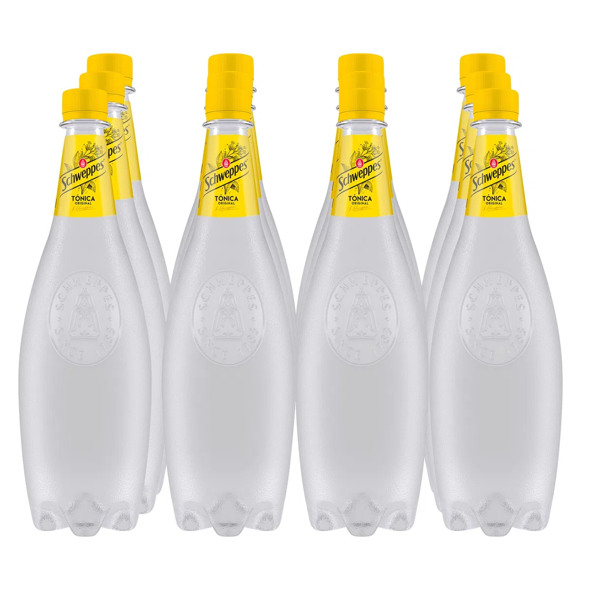Schweppes – Acqua Tnica, bottiglia da 1 l, confezione da 6