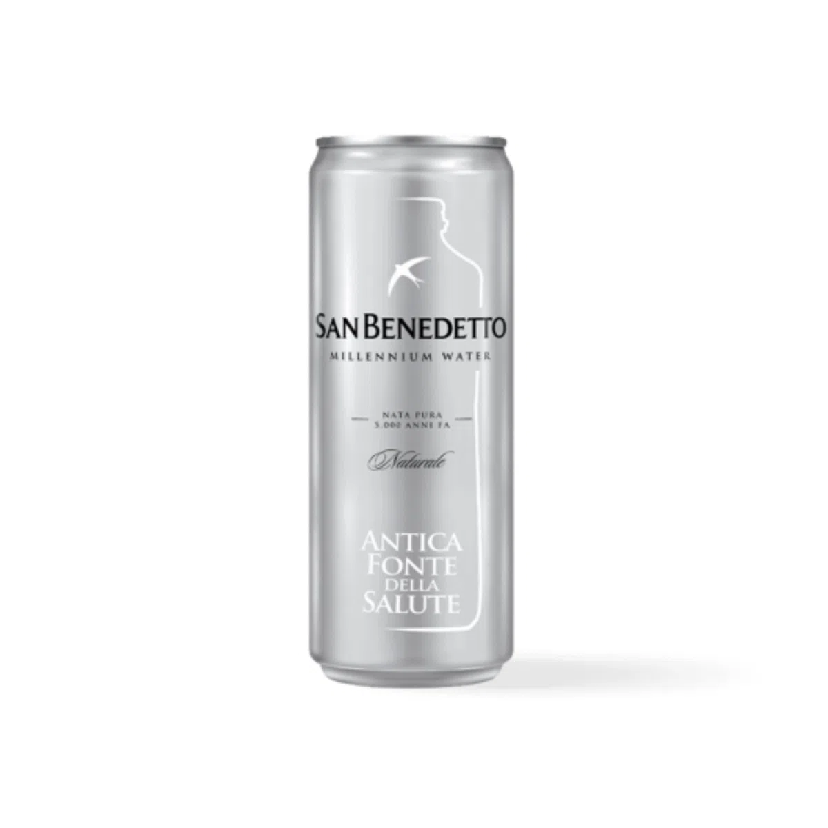 Acqua San Benedetto Minerale Naturale Antica Fonte della Salute | Premium Water | Confezione da 24 Lattine da 330ml