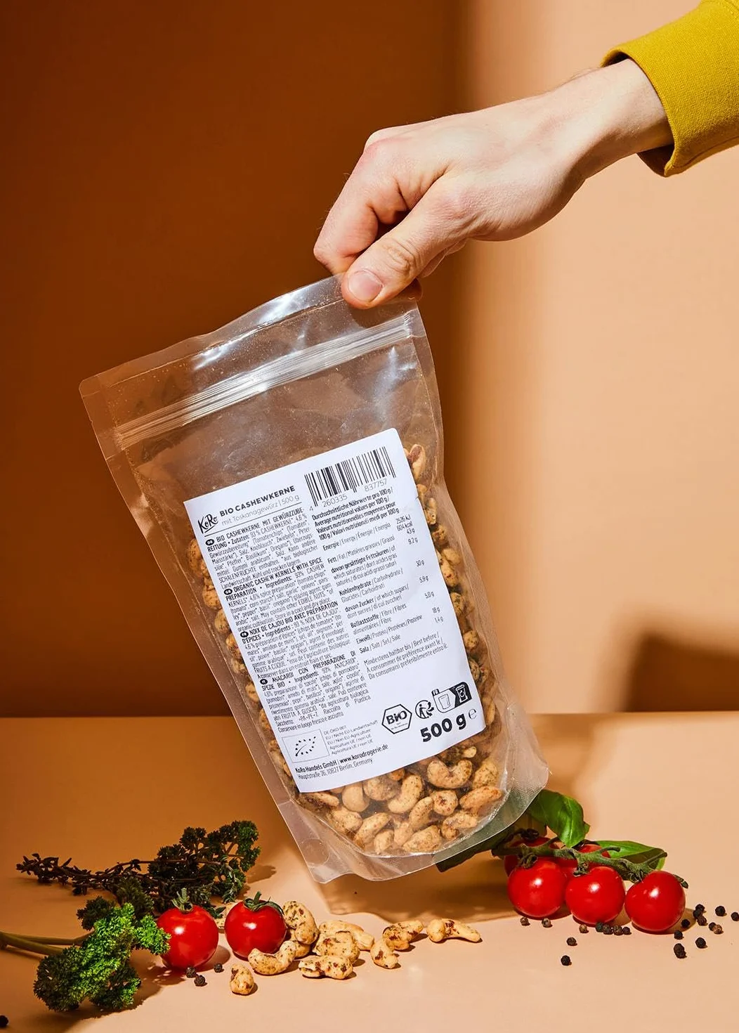 KoRo - Anacardi con spezie toscane bio | 500 g