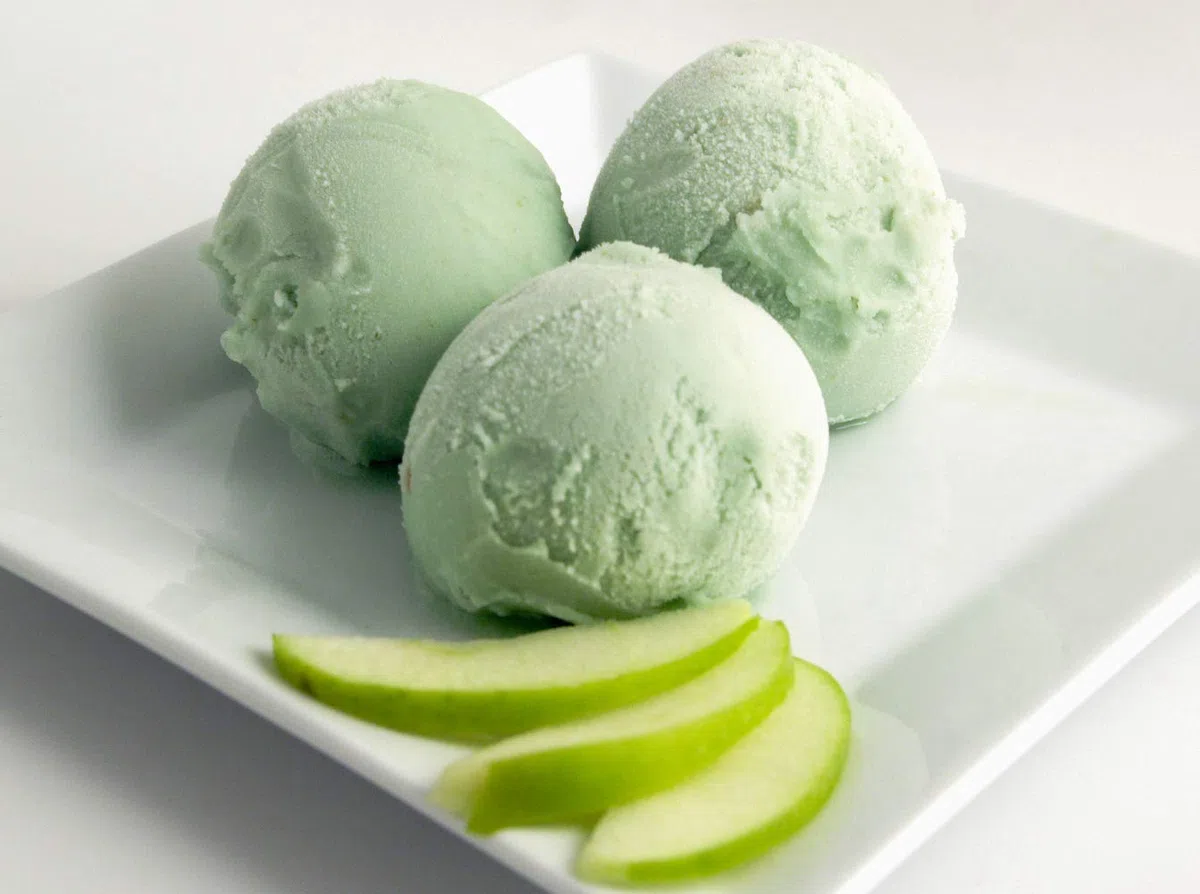 GR 1,250 Gelato O Sorbetto al Gusto Mela Verde per GELATERIA Prodotto Completo Artigianale