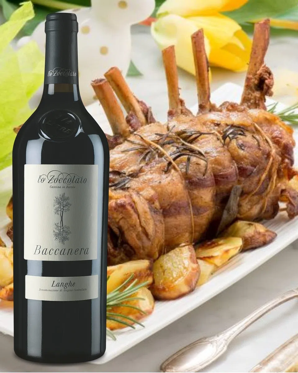 Lo Zoccolaio - Vino Rosso - Langhe Rosso DOC Baccanera 1 X 750 ml + Cassa Legno