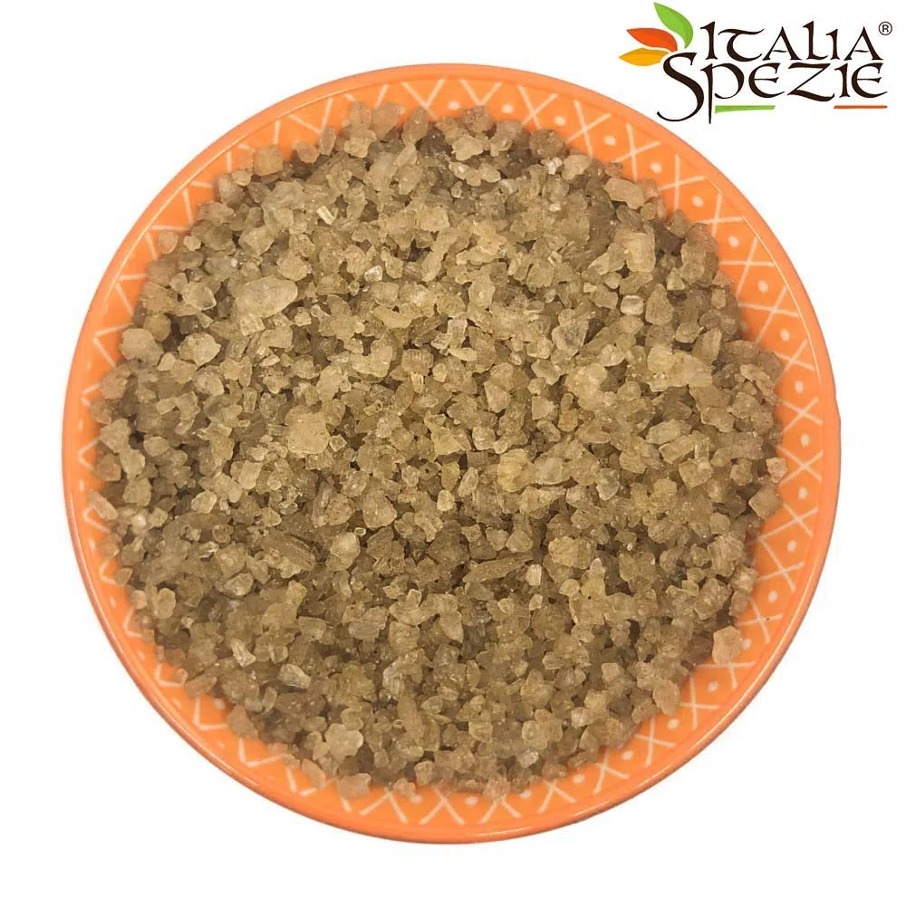Sale Affumicato in legno di Faggio Italiano - 1 Kg - Linea Sali Gourmet, Sali dal Mondo - Sale marino - Ottimo condimento per BBQ - Linea Premium - Italia Spezie