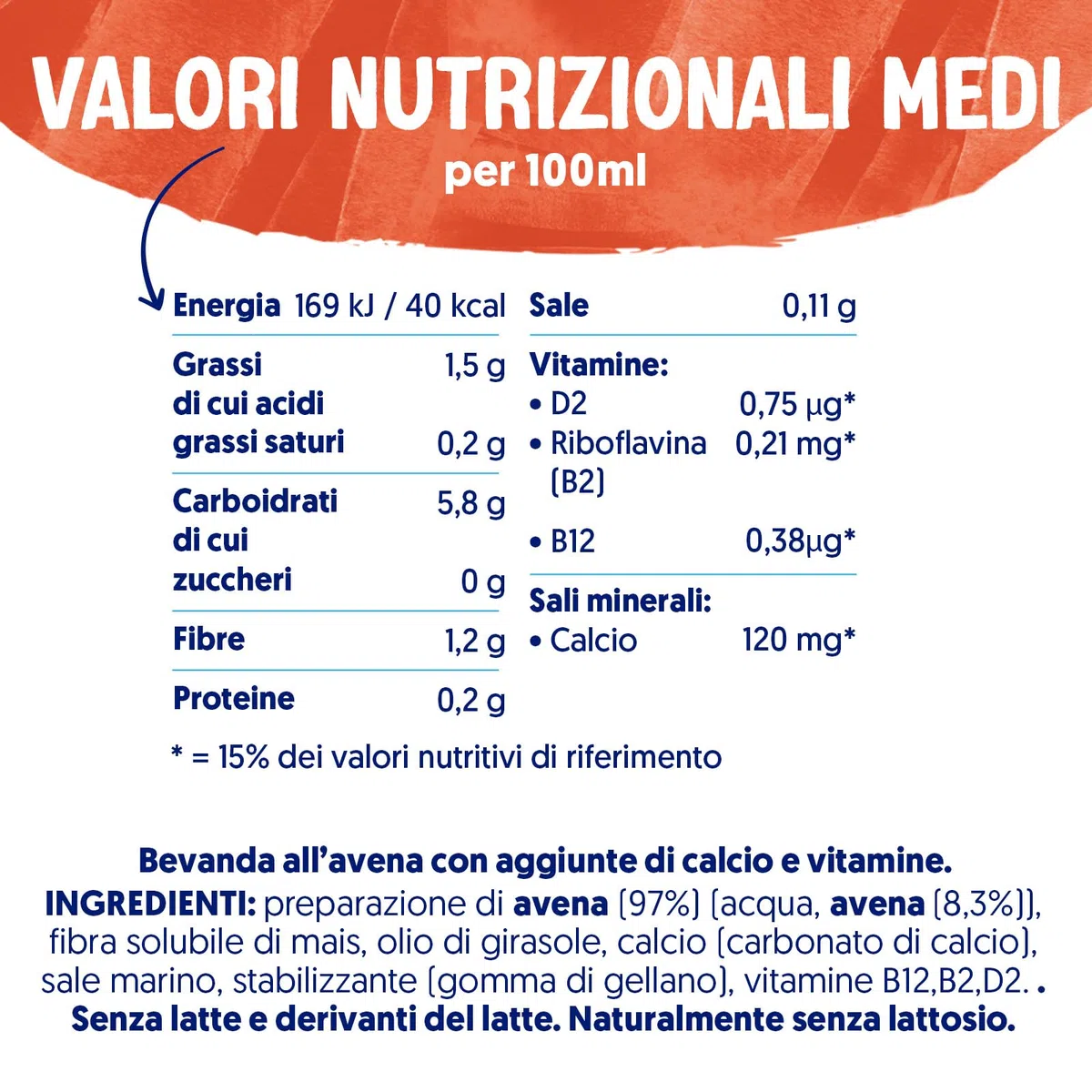 ALPRO SENZA ZUCCHERI, Bevanda all'AVENA, Alternativa Vegetale al Latte, Naturalmente Senza Lattosio, con vitamine B2 e D2, Fonte di Calcio - 8 confezioni da 750 ml
