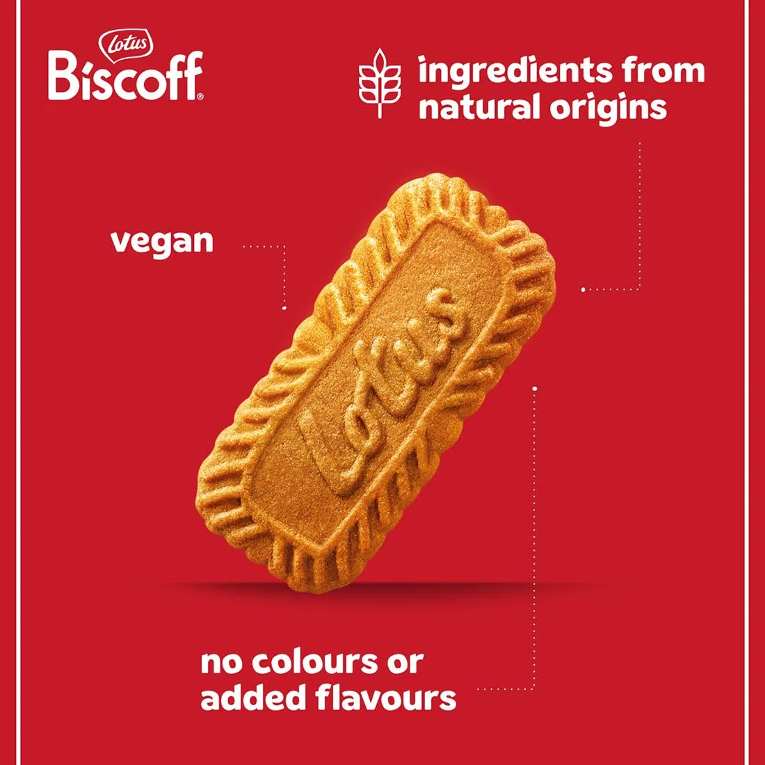 Lotus Biscoff | Biscotti caramellati | Non OGM e vegani | 250 g | Confezione da 10
