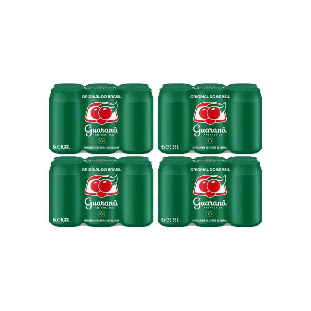 Guarana Antarctica In barattolo da 24 x 0,33 litri