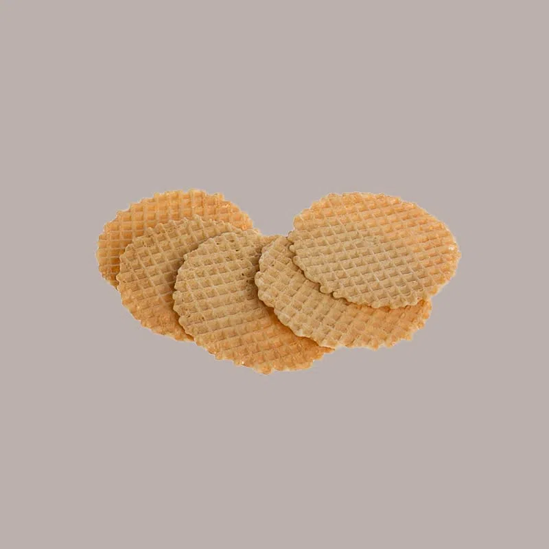 Lucgel Dischetto Rotondo in Cialda Wafer per Gelato Rondò Italcialde - 1000 pezzi -
