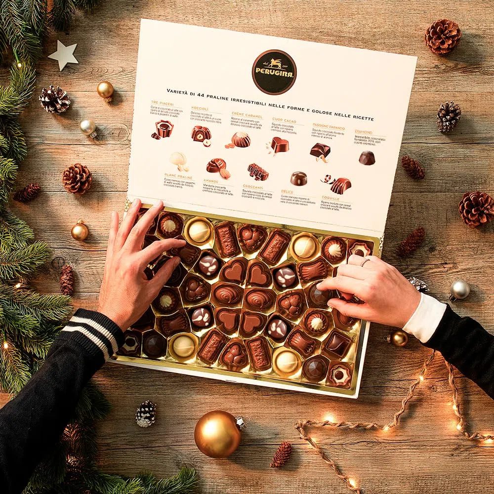 PERUGINA Dolci Scoperte Cioccolatini Assortiti, Scatola Regalo 398g