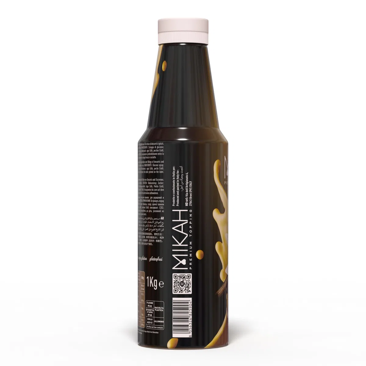 Mikah - Premium Topping - Vanilla (Vaniglia) | Salsa Topping Per Drink e Dessert | Uso Professionale | 1Kg