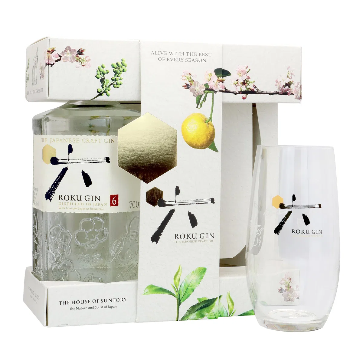 Roku Gin The Japanese Craft Gin 43% Vol. 0,7l