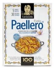 Carmencita Paellero Condimento Speciale per Paella con Zafferano, 5 Bustine da 20g, Confezione da 3
