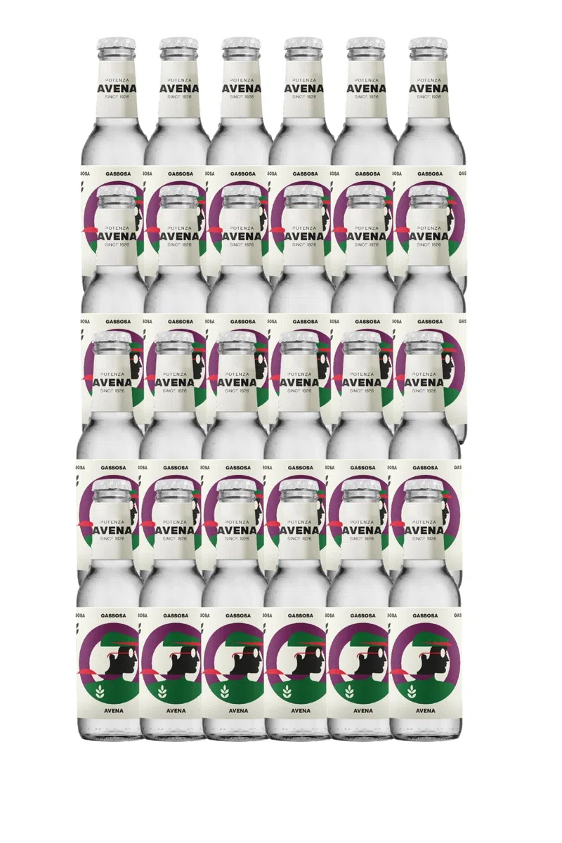 Gassosa Avena Bevande 24x200 ml, bibita analcolica, made in italy