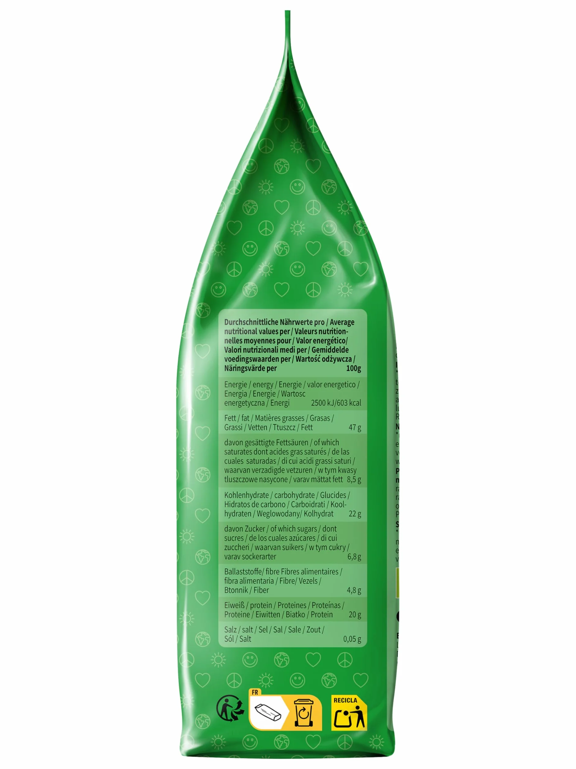 Mundo Feliz Anacardi Biologici, 2 x 500 g
