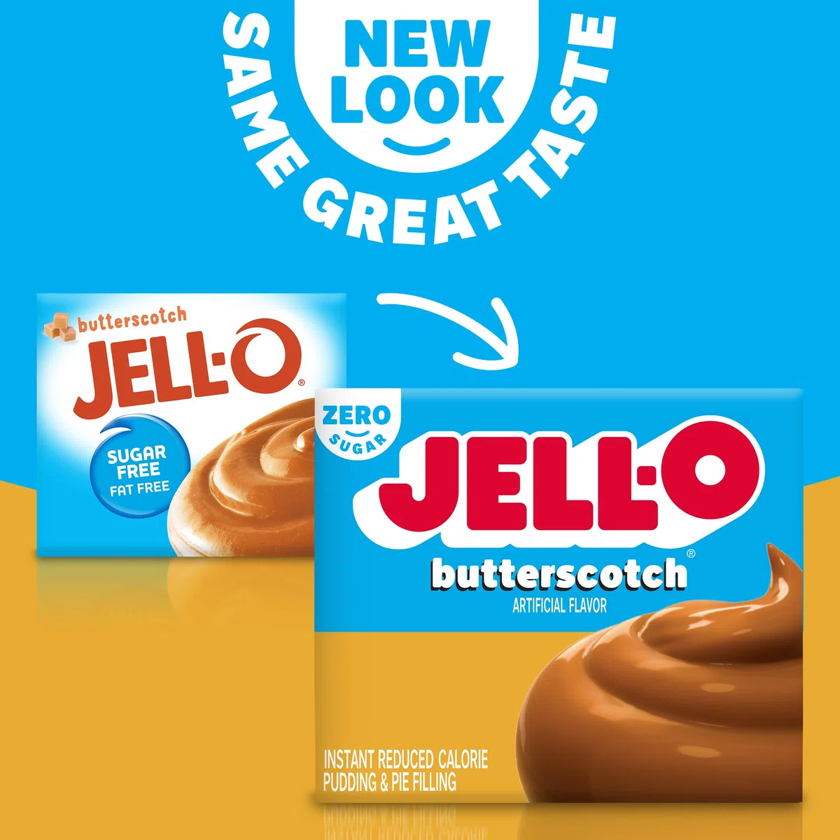 Jell-O Sugar-Free Instant Pudding and Pie Filling, Butterscotch, 1-Ounce Boxes (Pack of 6)