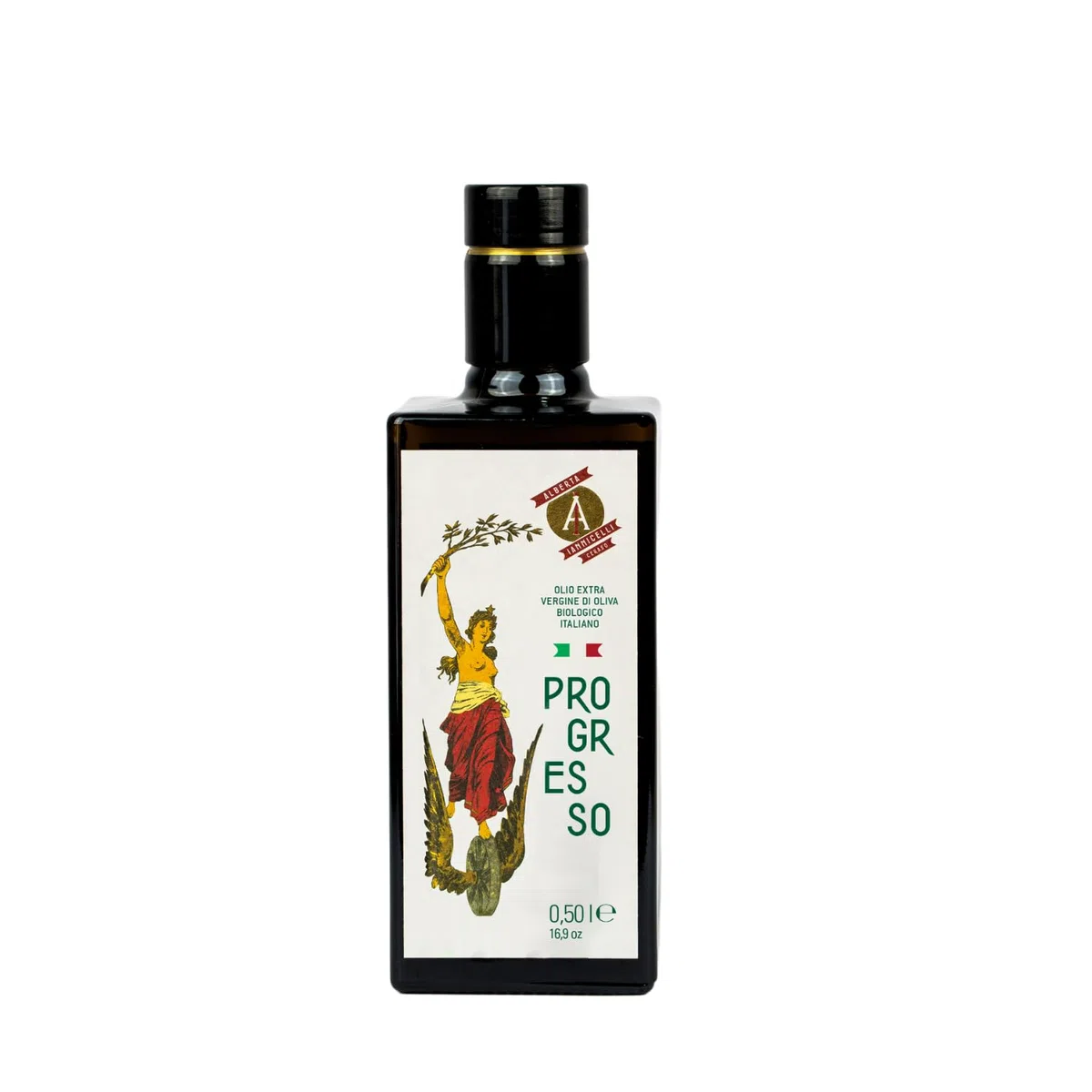 Alberta Iannicelli Olio Extra Vergine di Oliva Biologico Italiano – Estratto a Freddo Filtrato Fruttato Intenso - Sensazione di Piccante – Senza Pesticidi - 100% Made in Italy di Ceraso (500 ml)