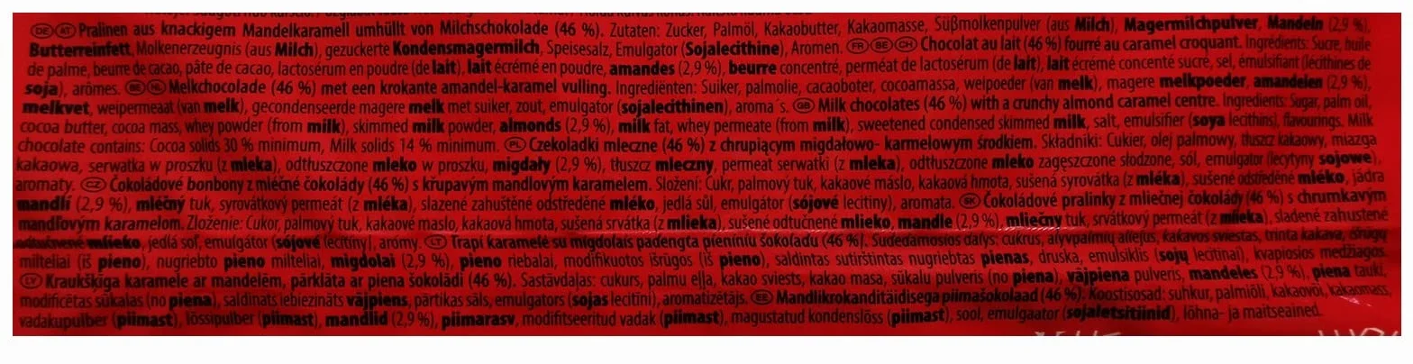 Cioccolatini Daim, confezione da 3 x 200 g - caramello croccante alle mandorle avvolto nel miglior cioccolato al latte - a base di ingredienti naturali
