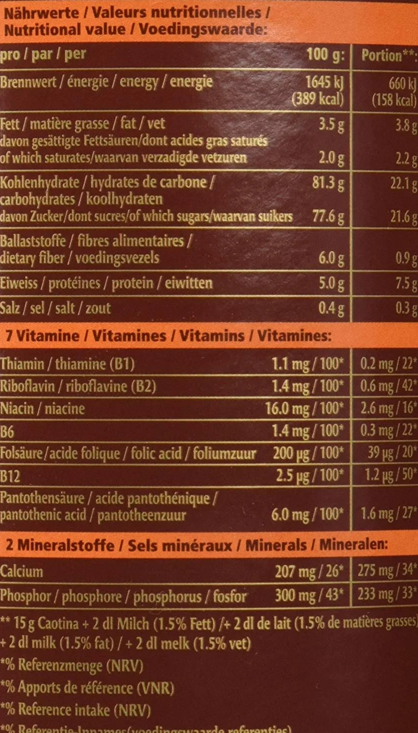 Piacere al cioccolato surfin caotina, Swiss Premium Chocolate Drink - 500gr - 6x