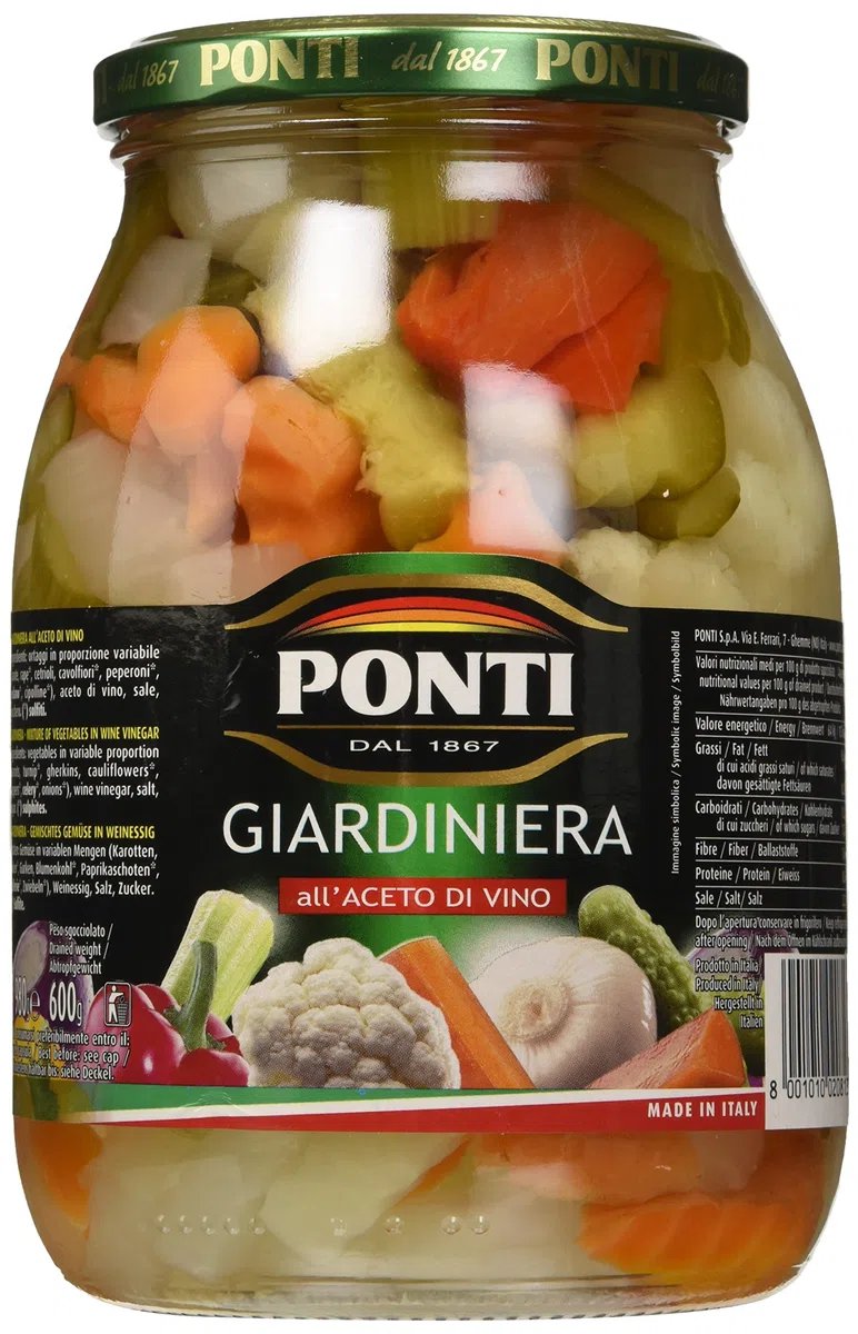 Ponti Giardiniera, T6 - 6 Vasi da 980 gr