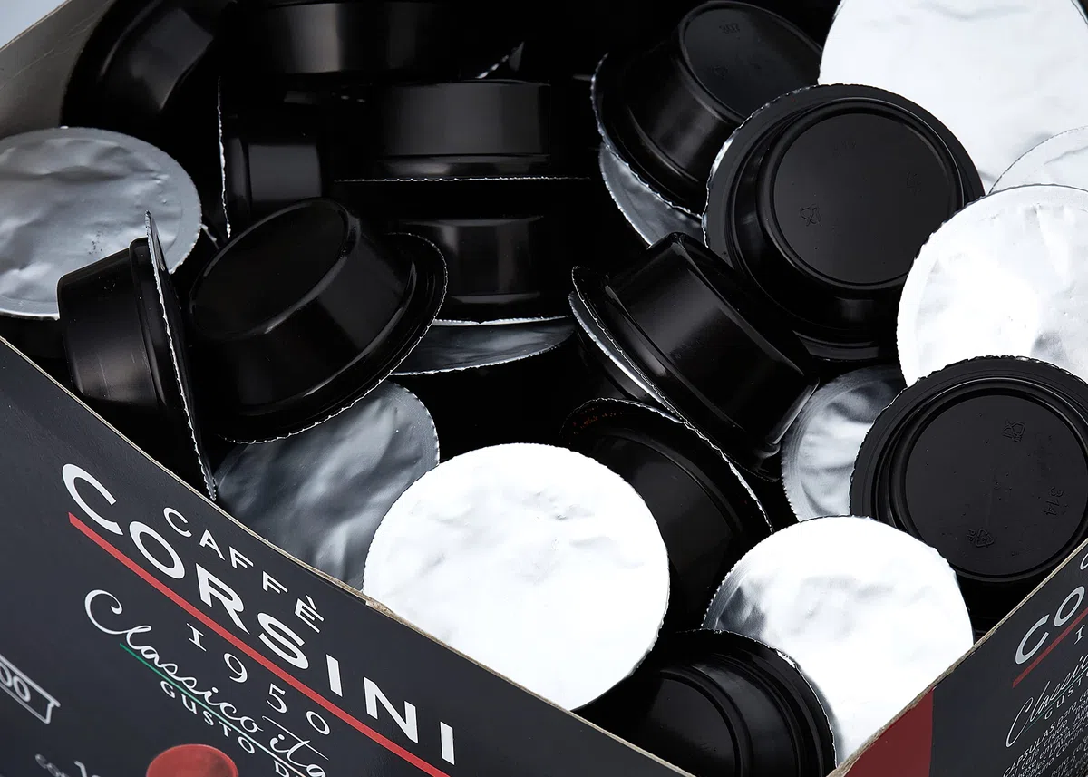 Caffè Corsini Classico Italiano, Capsule Compatibili Lavazza, A Modo Mio, Da 7.5 Grammi Di Caffè Macinato, 100 Unità, Confezione da 1
