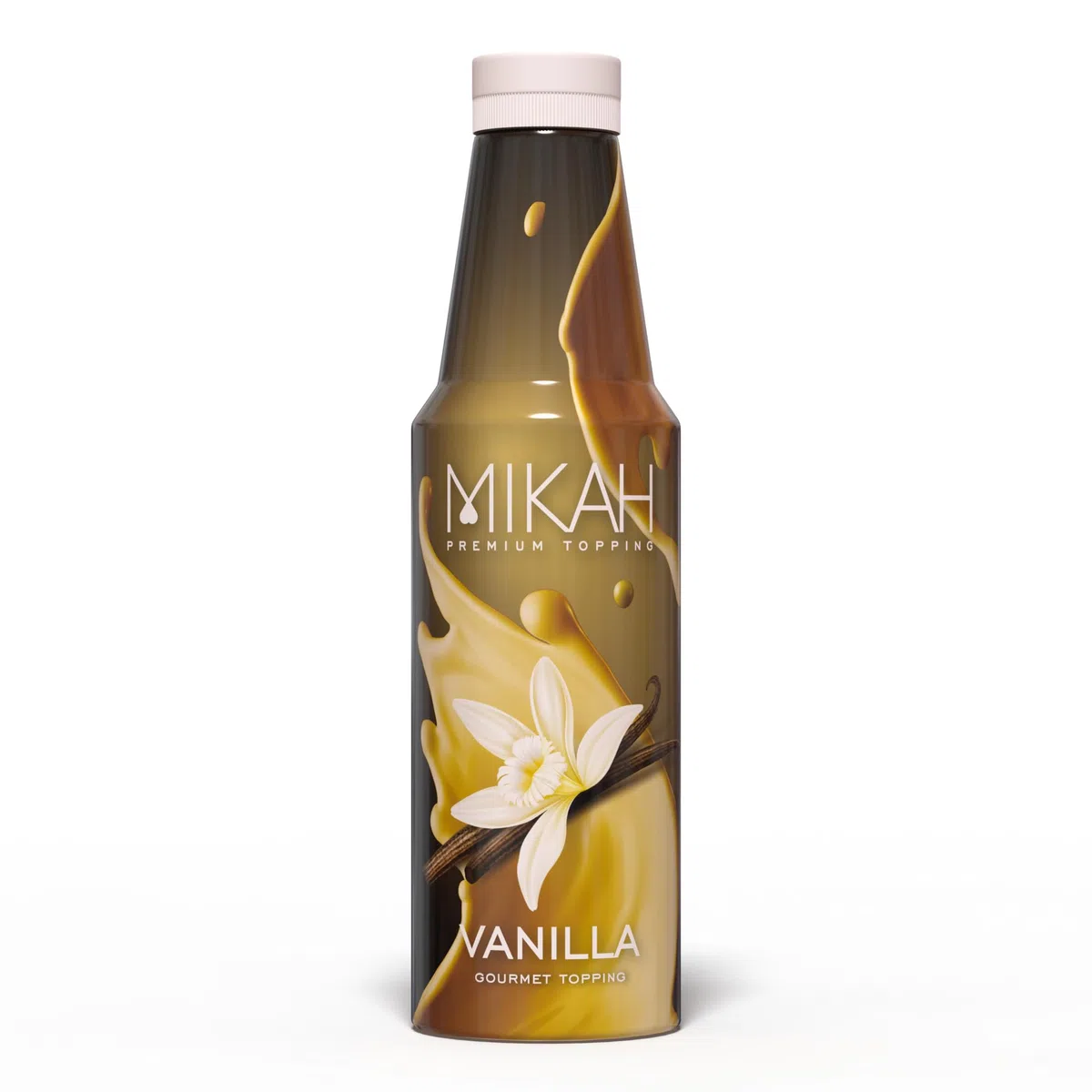 Mikah - Premium Topping - Vanilla (Vaniglia) | Salsa Topping Per Drink e Dessert | Uso Professionale | 1Kg