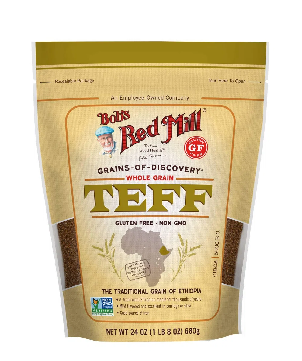 Bob's Red Mill Teff integrale, 680,4 g (confezione da 1), non OGM, cereali integrali, vegani, kosher