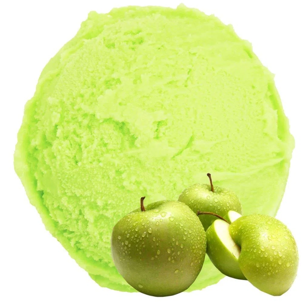 GR 1,250 Gelato O Sorbetto al Gusto Mela Verde per GELATERIA Prodotto Completo Artigianale