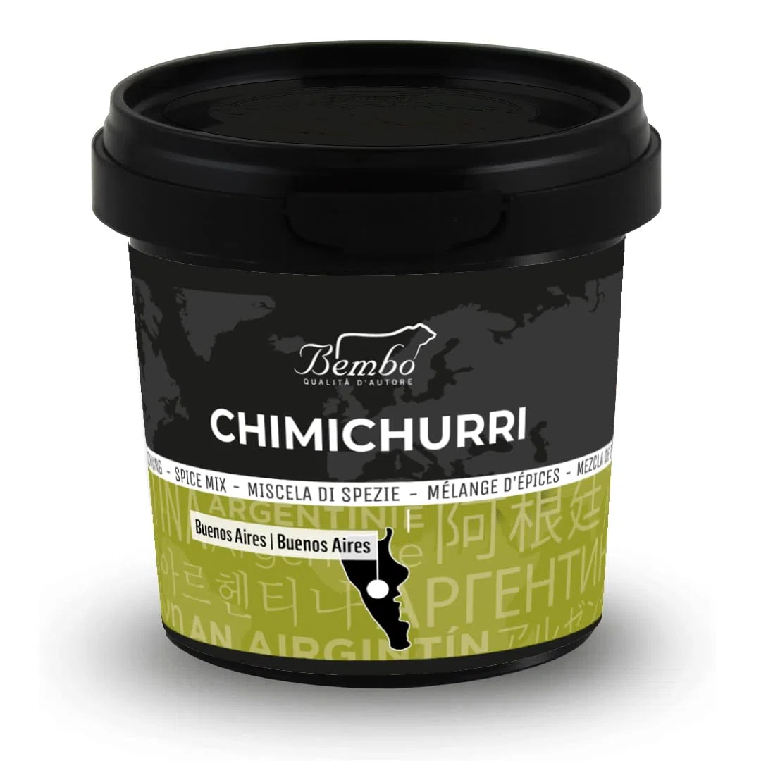 Chimichurri Rub Bembo 300 g - Per Asado, Maminha, Picanha, Pesce e Verdure – Porta il Tuo Barbecue ad un Nuovo Livello - La Miscela Regina del Churrasco - (Chimichurri 300 g)