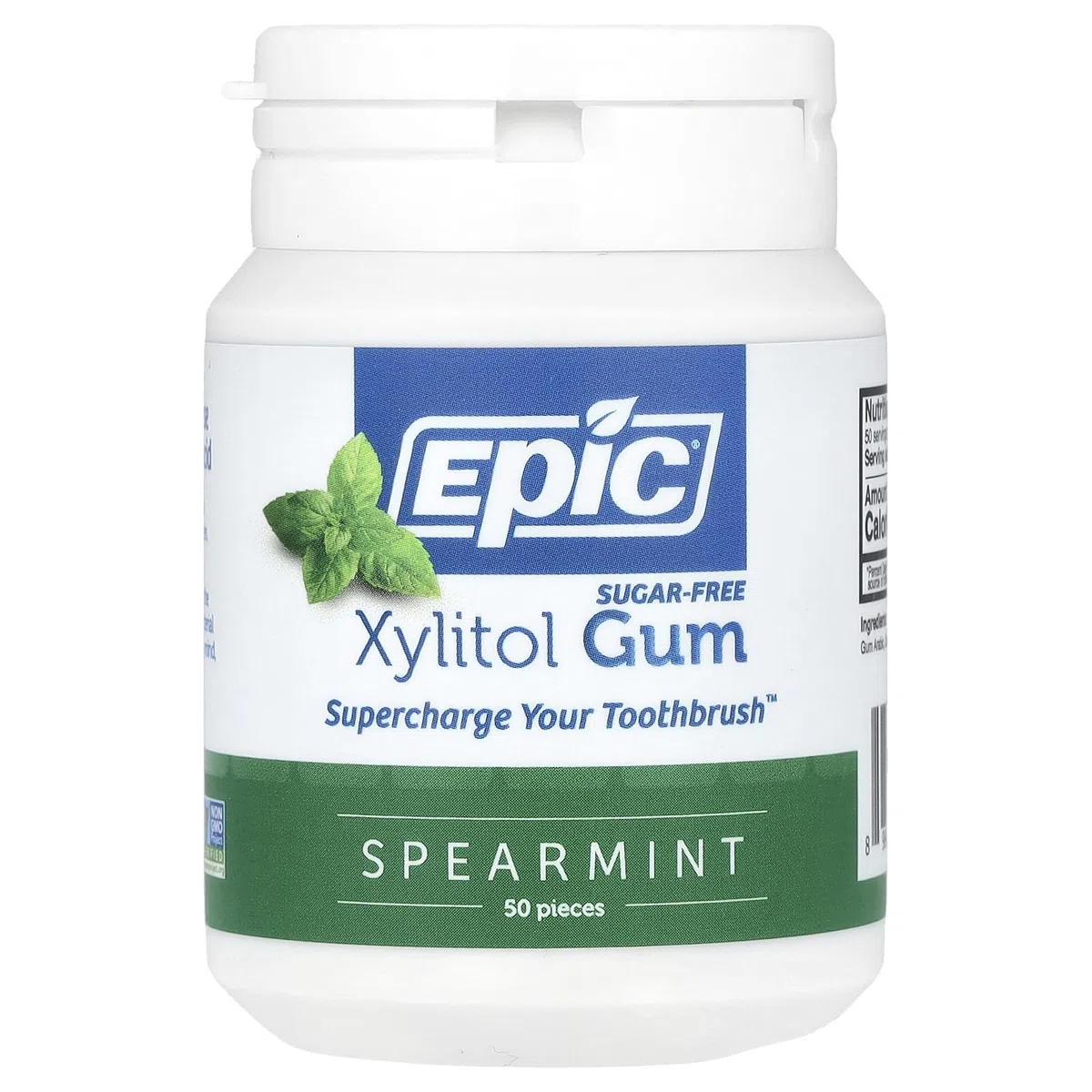 Epic Dental - xilitolo zuccherato Gum Spearmint - 50 pezzo/i