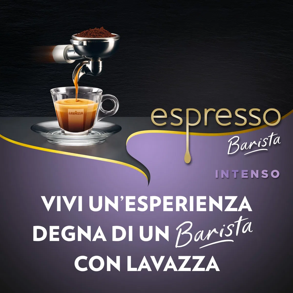 Lavazza, Espresso Barista Intenso, Caffè in Grani Tostati a Tamburo, Ideali per Macchine da Caffè Espresso, Note Aromatiche di Cacao e Legno, Arabica e Robusta, Intensità 9/10, 1 kg