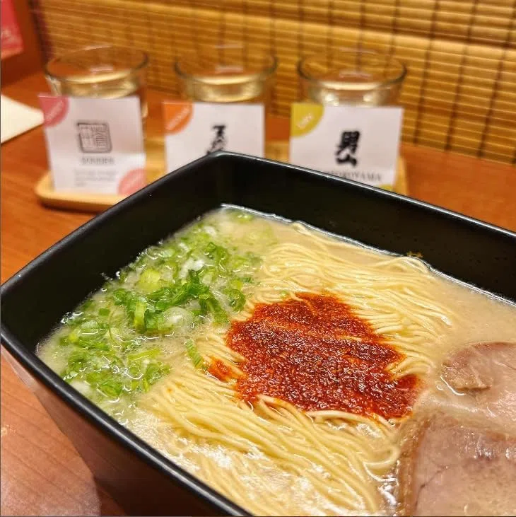 Ichiran Hakata noodles Kamadare, 2 pasti inclusi, zuppa tonkotsu premium ramen con speciale salsa secca rossa Ichiran segreta – 2 pasti