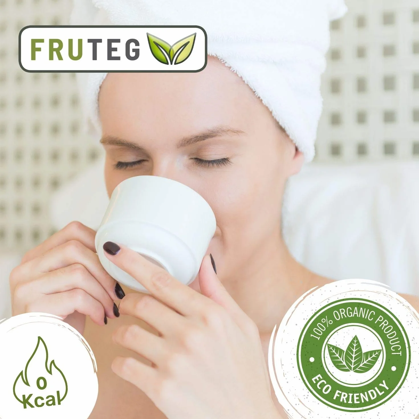 FRUTEG Tè biologico Rooibos senza Aromssps 1kg | Loser Bush Bush Tè nella migliore qualità della foglia | Godimento di tè gratuito naturale e caffeina | 1000 G.