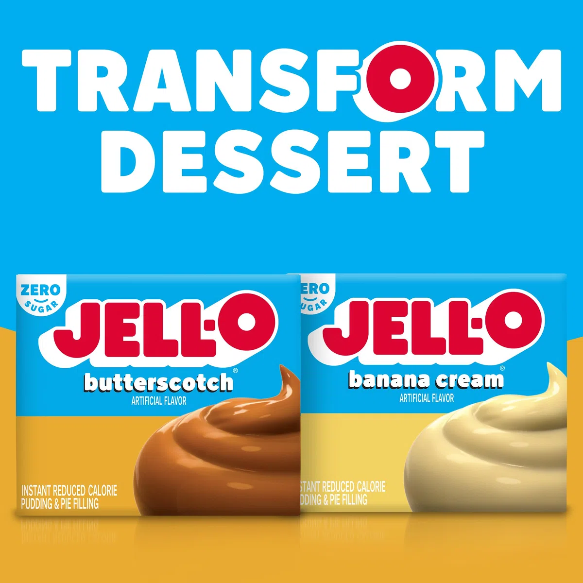 Jell-O Sugar-Free Instant Pudding and Pie Filling, Butterscotch, 1-Ounce Boxes (Pack of 6)