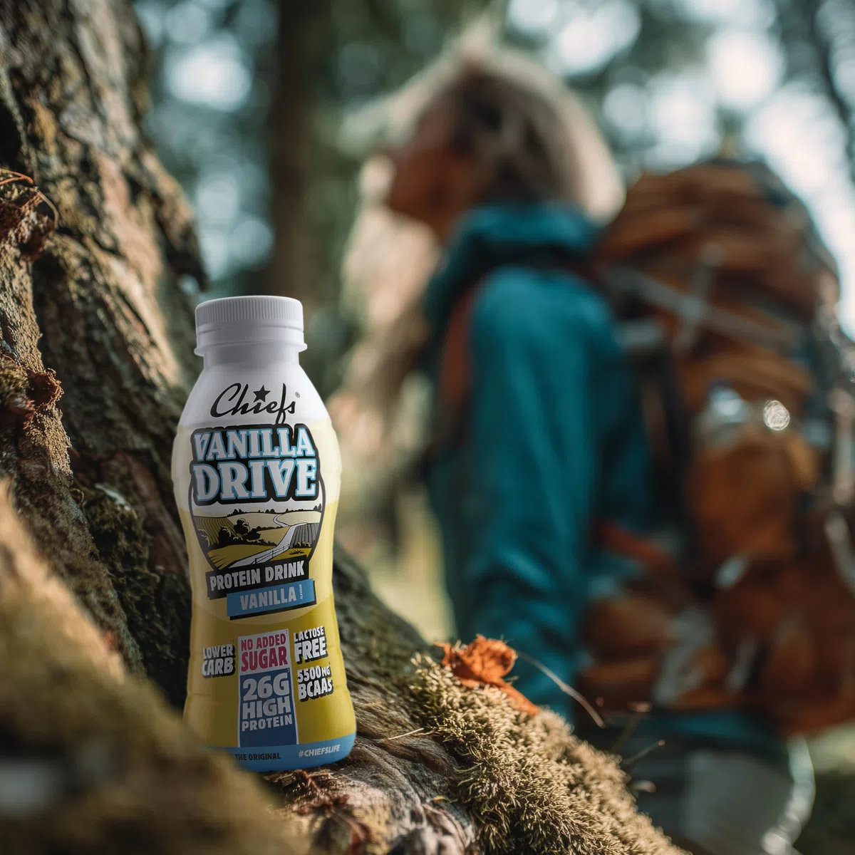 Chiefs Drink 26g di proteine, Bevanda Proteica al gusto Vaniglia, Senza Lattosio, Senza Grassi e Zuccheri Aggiunti (8 confezioni x 330ml)