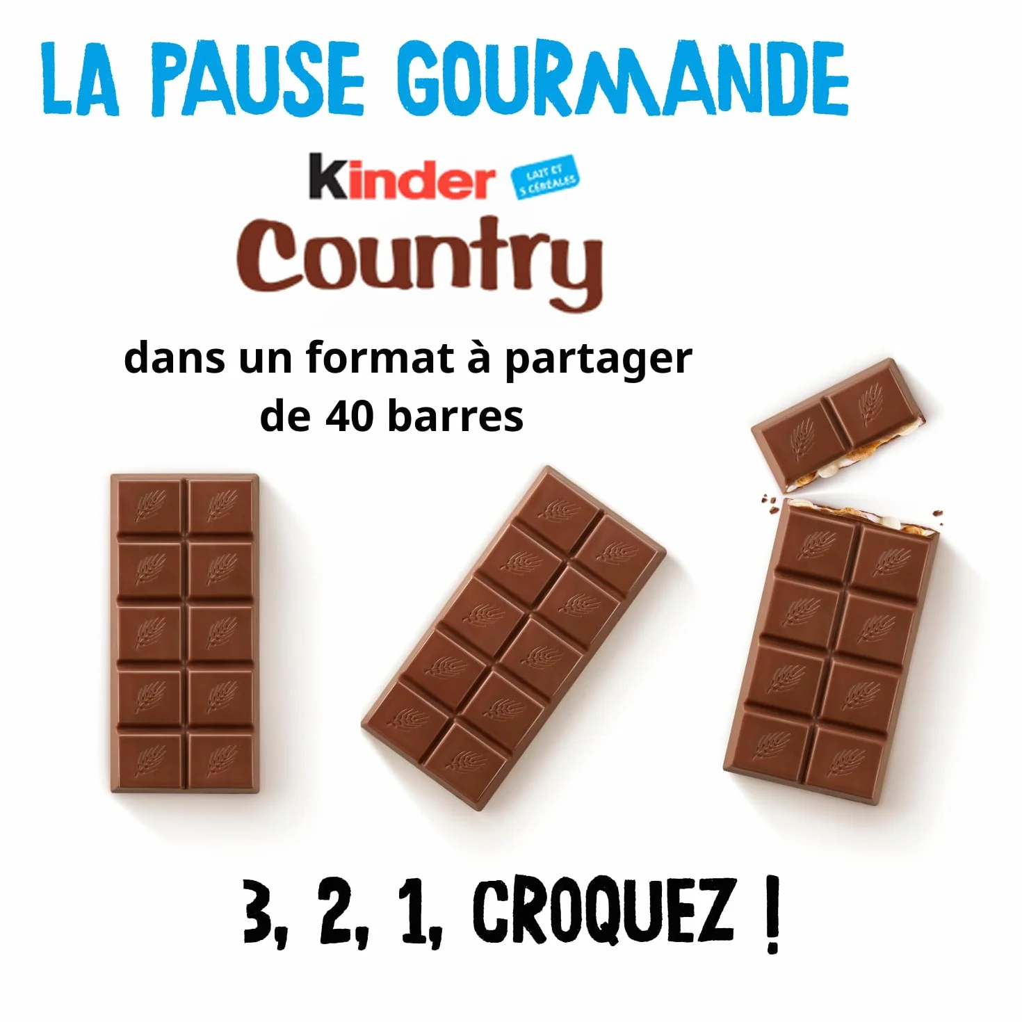 Ferrero Kinder Country - 40 Single Bars