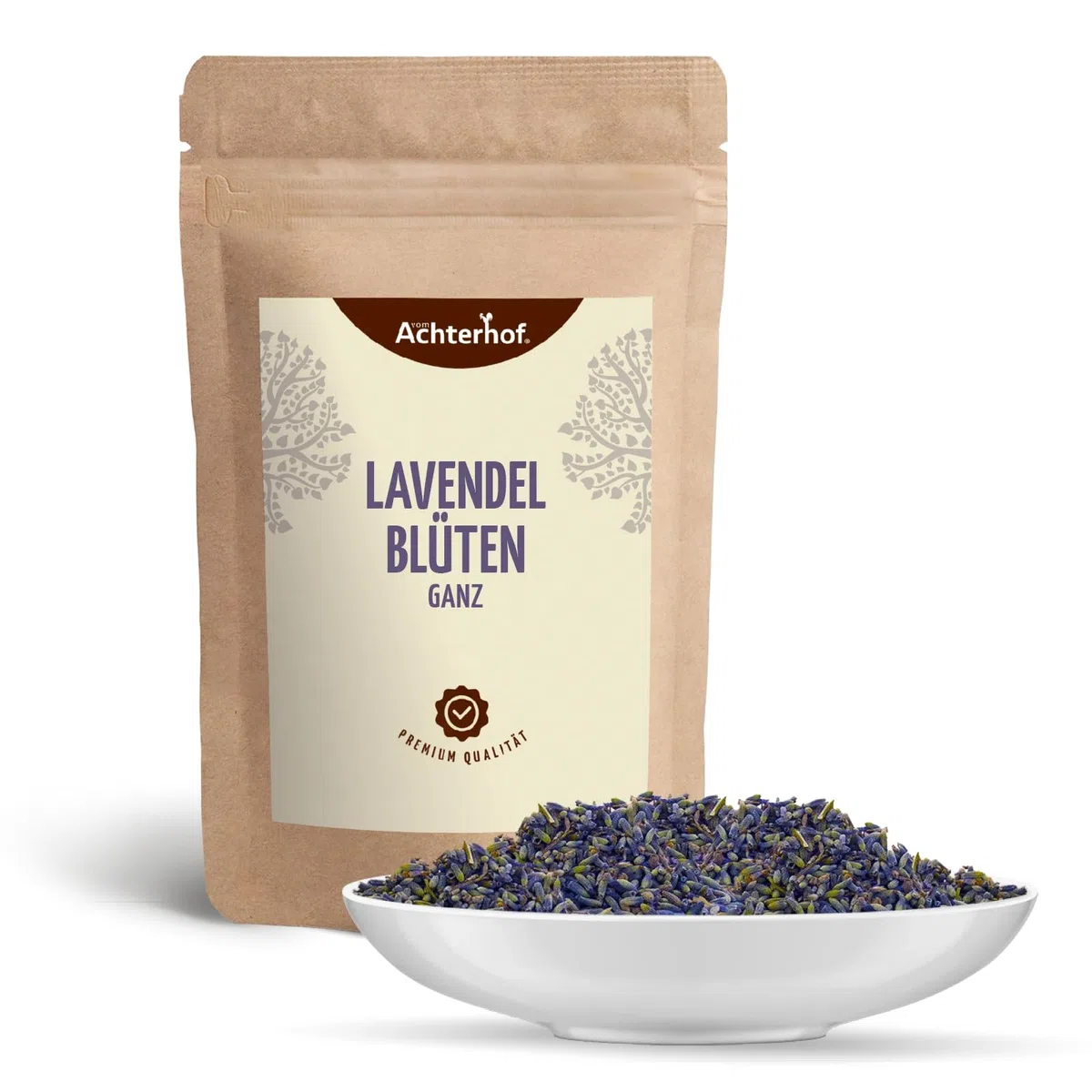 Fiori di Lavanda Essiccati 500g | Lavanda Francese Originale della Provenza | Nuovo Raccolto | 100% Naturale - Qualità Alimentare | Vom Achterhof