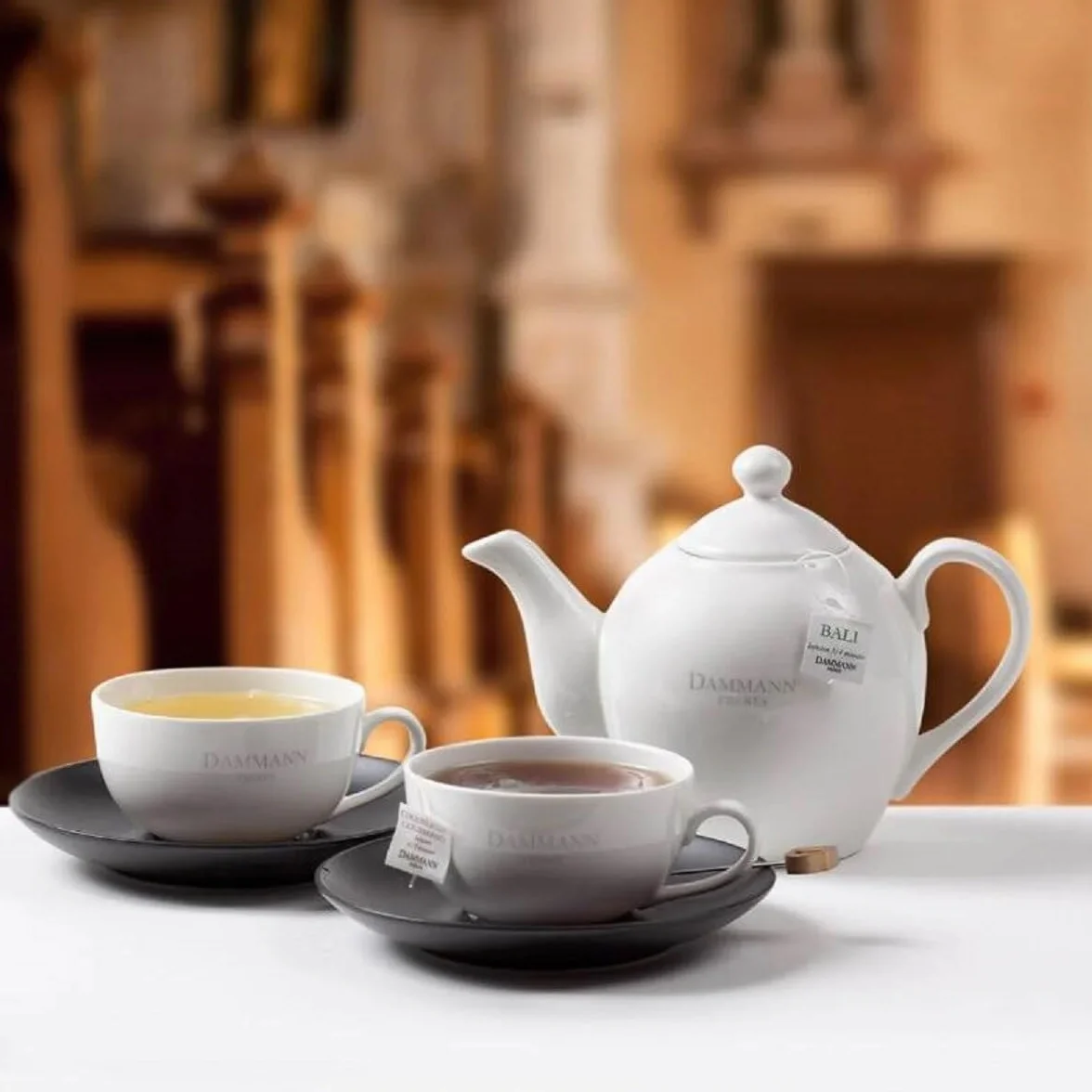 Tè Bianco Passione di Fiori - Flavored White Tea, Dammann Fratelli (25 Bustine Cristallo, 50g)